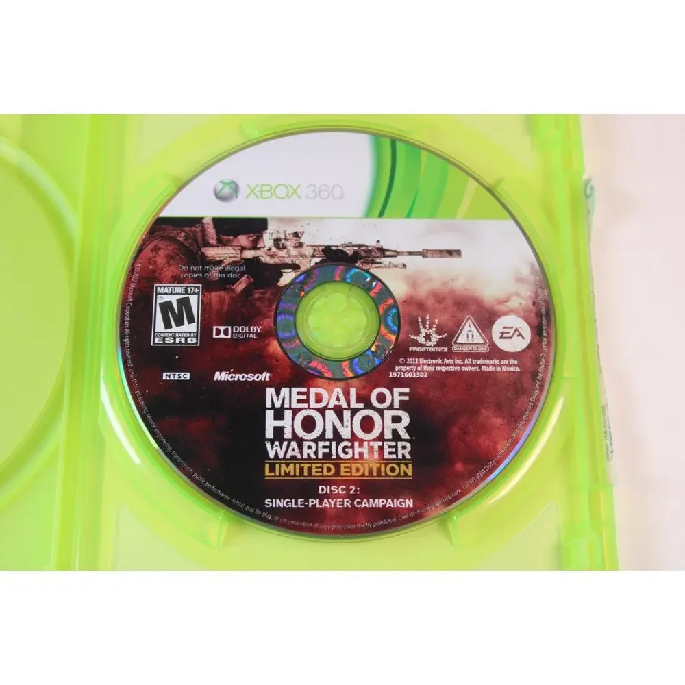 Medal of Honor: Warfighter Limited Edition (Xbox 360, 2012) Complete Tested